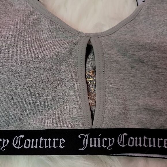 1599  JUICY COUTURE J KEYHOLE SPORT BRA SET 2 NWT - Picture 4 of 9